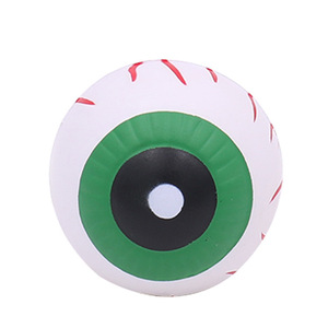 Wholesale Custom Logo PU Foam Soft Eyeball Shaped Slow Rising Stress Ball Promotional Gifts Squeeze Toys for <b>Kids</b> Boys and Girls - Product Image 1
