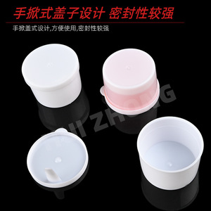 Conteneur de prélèvement d'échantillons médical Huizhong 20 ml, cylindrique, blanc, avec couvercle à levier, pour usage médical - Product Image 2