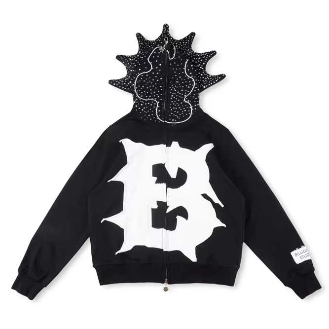 GLO GANG Death and Glory Full Zip Hoodie (Purple)