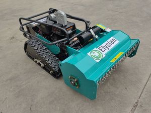 Mini máquina de corte inteligente de Grado Industrial, Robot pequeño de gasolina y gasolina con Control remoto, cortacésped, Tractor eléctrico sobre orugas - Product Image 6