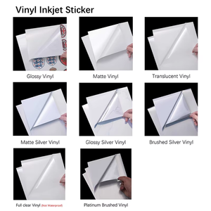 Pegatinas de etiquetas imprimibles de flexografía, 20 piezas, hojas de etiquetado A4, impresora láser de inyección de tinta Compatible, papel de vinilo con letras impermeables - Product Image 6