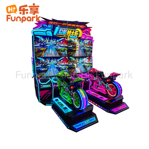 Máquina de juego de simulador de conducción de carreras que funciona con monedas de venta directa de fábrica <span class=keywords><strong>Funpark</strong></span> para uso de doble jugador Centros de juegos Video Arcades - Product Image 2