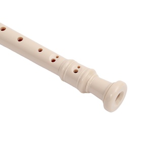 白いプラスチック製のリコーダー、8穴、ドイツ式ソプラノリコーダー、子供や学生向け、軽量の楽器 - Product Image 4