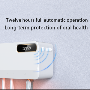 حامل فرشاة أسنان قابل لإعادة الشحن للحلاقة المثبتة على الحائط معقم بالأشعة فوق البنفسجية الجافة والحرارة - Product Image 4