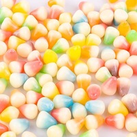 Fabrieksdirect meerkleurige stokvormige gevulde gummy snoepjes met echt vruchtensap OEM Private Label groothandel importeur zak