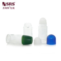 Pabrik Memproduksi Wadah Roll-on Botol Kaca Kosong Isi Ulang untuk Deodoran Ukuran 50ml 60ml 2oz