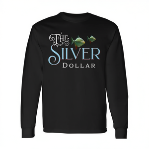 Camiseta de manga larga Silver Dollar para amantes de los peces - Product Image 1
