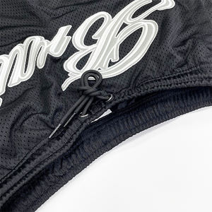 Shorts de basket-ball imprimés avec logo personnalisé, en maille respirante, séchage rapide, décontractés, pour le sport - Product Image 4