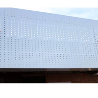Revêtement extérieur perforé ignifuge 5 mm 6 mm Alucobond Perforé Matériaux de finition de bâtiment Panneau ACP