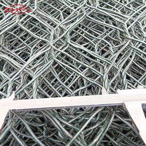 100x100x100ราคาตอนใต้บันไดเกเบี่ยนทางรถไฟ Mur malla หกเหลี่ยมบิดตาข่ายลวดเหล็กแม่น้ำทะเล - Product Image 5