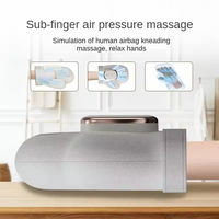 Masajeador de Manos con Compresión para Dedos, Palma y Muñeca, con Calor y Presión de Aire para el Cuidado de la Salud