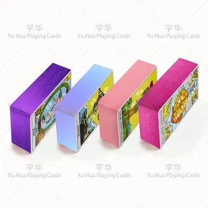 Design personalizzato n mazzo di carte dei tarocchi angelo Cartas personalizzato produttore di carte dei tarocchi design originale mazzi di tarocchi russi