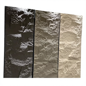 Stock d'usine, pierre en PU fine, peau légère, pierre culturelle simulée, imperméable, carreaux muraux extérieurs, fond de télévision, pierre véritable - Product Image 1
