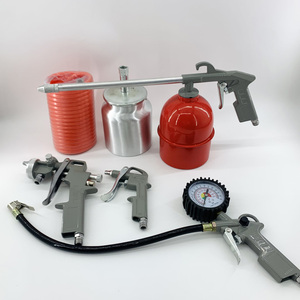 600cc 1.5mm buse spirale tuyau haute pression pneu <span class=keywords><strong>gonfleur</strong></span> poussière nettoyage <span class=keywords><strong>peinture</strong></span> pistolet ensemble 5 pièces compresseur d'air outils Kit OEM - Product Image 1