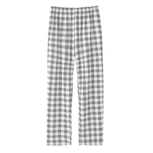 Pantalones de pijama a cuadros 100% algodón para mujer, pantalón largo para dormir, de talla grande - Product Image 5