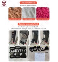 Correa de Arnés Personalizada de Alta Calidad con Hebilla de Plástico de Liberación Rápida de 3 Vías para Cochecito de Bebé y Cuna Infantil