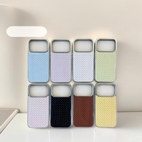 Étui de luxe électroplaqué à pois en TPU+PC, résistant à la saleté, antichoc et étanche pour 17 Pro Max 16/15/14/13