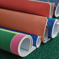 Vente directe d'usine, sol de terrain de pickleball personnalisable Dongxing, revêtement de sol sportif en PVC respectueux de l'environnement pour intérieur