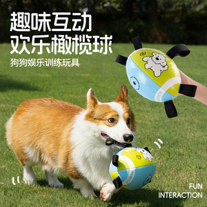 Pelota de rugby para perros de exterior, ideal para Border Collies, juguetes de exterior para autoentretenimiento, entrenamiento de fútbol canino, venta al por mayor transfronteriza - Product Image 2