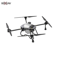 BROUAV Drone agricole avec moteur et engrenage Réservoir de pulvérisation de 20L rentable pour des opérations sûres et l'évitement d'obstacles