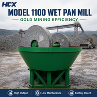 Broyeur à double rouleau pour minerai d'or, machine de broyage à tambour humide pour usine de traitement de l'or et équipement minier