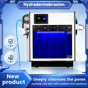 Appareil d'hydrodermabrasion faciale, injecteur d'oxygène, acier inoxydable, écran tactile, équipement de beauté, brosse nettoyante pour le visage, hydratant - Product Image 4