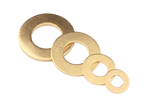 Rondelle en <span class=keywords><strong>laiton</strong></span> M8 M10 M12, charnière de porte, rondelle plate extra-épaisse en cuivre pur - Product Image 6