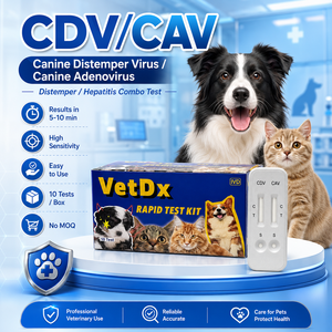 VetDx Babesia Gibsoni Babesia <span class=keywords><strong>Canis</strong></span> 2 en 1 Combo Prueba Rápida BC BG Kit de Prueba para Perros - Product Image 3