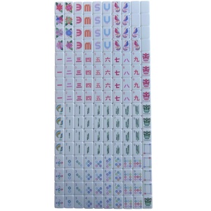 Zhenyan 2026 New Design OEM American Jewish Acrylic <b>Mahjong</b> Tiles <b>Set</b> Modern Portable Casino Gambling <b>Set</b> for Family & Friends - Product Image 5