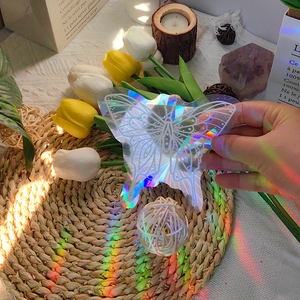 Nouveaux modèles arc-en-ciel fabricant attrape-soleil autocollant <span class=keywords><strong>pour</strong></span> fenêtre décalcomanies oiseaux <span class=keywords><strong>Anti</strong></span> <span class=keywords><strong>Collision</strong></span> Suncatcher fenêtre autocollants - Product Image 4