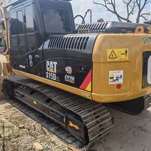 Excavadora de cadenas CAT 315D2L de 15 toneladas usada para sitios de excavación pequeños a medianos, excavadora Caterpillar de Japón a buen precio para granjas - Product Image 5
