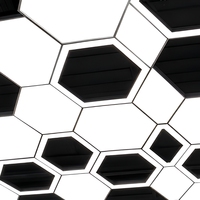 Plafonnier LED modulaire hexagonal, lampe de garage automobile, éclairage moderne pour atelier