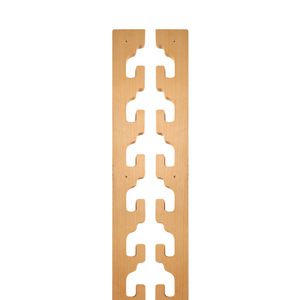 Barra ajustable para ropa de armario, soporte de pared de madera de haya, altura ajustable de 8,1 cm, para armario infantil, muebles de dormitorio - Product Image 2