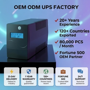 Gruppo di Continuità UPS 850VA 1000VA 1200VA con Protezione da Sovratensioni LCD per Uso Domestico e Aziendale, Supporto Ordini all'Ingrosso in Africa Occidentale - Product Image 1