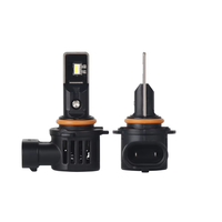 Phare à LED 9006 avec conception de ventilateur, utilisation tout-terrain, Plug and Play, éclairage haute performance