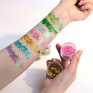 Vente chaude 10g Botter 30 Couleurs Or Paillettes Ensemble Laser Rose Or Vernis À <span class=keywords><strong>Ongles</strong></span> Hexagone Paillettes Maquillage Accessoires Sable Coulant - Product Image 3