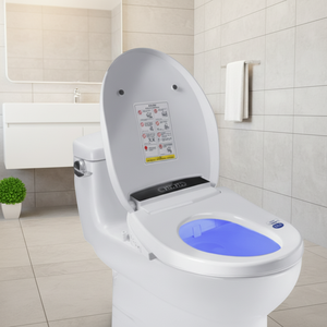 Nouveau style 2024, <span class=keywords><strong>prix</strong></span> réduit, <span class=keywords><strong>abattant</strong></span> de toilettes intelligent allongé en plastique avec fonction de lavage des fesses, bidet intelligent <span class=keywords><strong>japonais</strong></span> pour salle de bain - Product Image 6