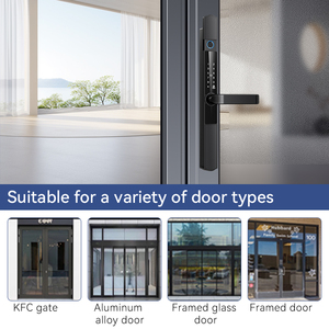 <span class=keywords><strong>Cerradura</strong></span> Inteligente Deslizante Kasman SOURCE PRICE de Doble Apertura para Puerta <span class=keywords><strong>Principal</strong></span>, Resistente al Agua, con Huella Dactilar y Tarjeta de <span class=keywords><strong>Acceso</strong></span> - Product Image 6
