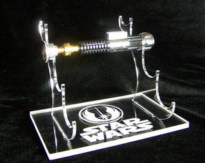 Soporte de <span class=keywords><strong>sable</strong></span> de luz, réplica maestra acrílica de corte láser de 4 niveles - Product Image 3