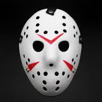 Masque de hockey en PVC réutilisable et écologique, masque intégral pour Halloween, jeux de rôle d'horreur, fêtes costumées, mariages, décorations de Pâques
