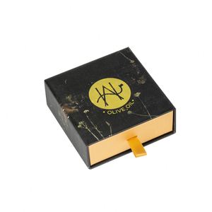 2022 popular custom pull-out style jewellery drawer paper jewelry box for necklace pendant ring earring bracelet gift packaging