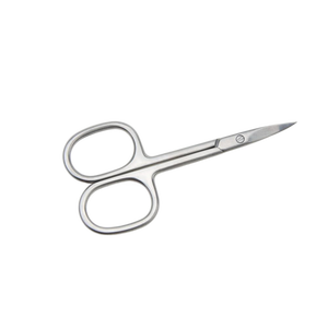 Ciseaux en acier inoxydable poli miroir à pointe incurvée pour les poils des sourcils, du nez et la couture, <span class=keywords><strong>tondeuse</strong></span> à poils du nez pour hommes - Product Image 3