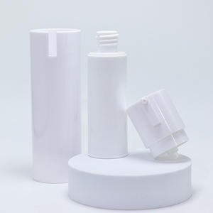 Nouvelle conception de flacon pompe sans air en plastique noir double PP AS 50 ml, remplaçable, pour cosmétiques, flacons de crème pour le visage et de sérum 30 ml - Product Image 2