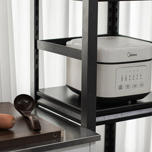 Chariot de cuisine en métal au design moderne <span class=keywords><strong>et</strong></span> léger, étagère utilitaire sur pied pour rangement de garage - Product Image 3