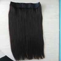 Extensions de cheveux à clips de qualité supérieure 8A, vente en gros d'usine, trame de cheveux humains à 5 clips, 1 pièce unique