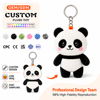 Fabricants de jouets en peluche, conception personnalisée, porte-clés en peluche, jouets en peluche animaux, porte-clés en peluche avec logo personnalisé