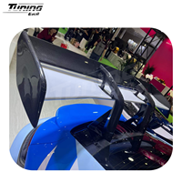 Aileron arrière actif en fibre de carbone sèche style GT3RS avec fonction DRS et queue de canard pour Porsche 911 2020+ 992 Kit de conversion amélioré