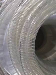 Tuyau en PVC de qualité alimentaire personnalisé à 160 degrés, avec fil d'acier, tuyau en spirale en PVC, fil d'acier renforcé, tuyau d'aspiration sous vide - Product Image 4