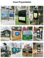 55 pouces étanche extérieur 2000 Nit montage mural affichage numérique moniteur Lcd 55 "boîtier de télévision intelligente
