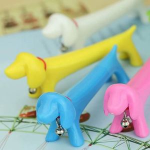 Stylo bille fantaisie en plastique de 1,0 mm en forme de Teckel, motif chien de dessin animé mignon, pour l'étude et la rentrée scolaire, promotion animale - Product Image 1